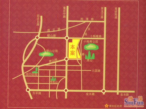 中南世纪城交通图交通图