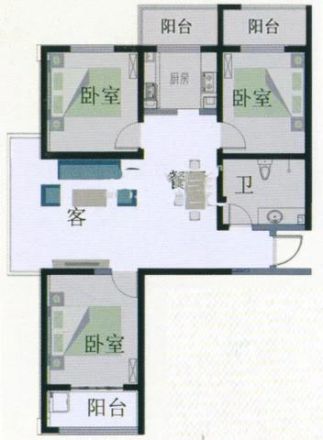 盛浩新都户型图