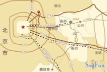 北京锋巢交通图