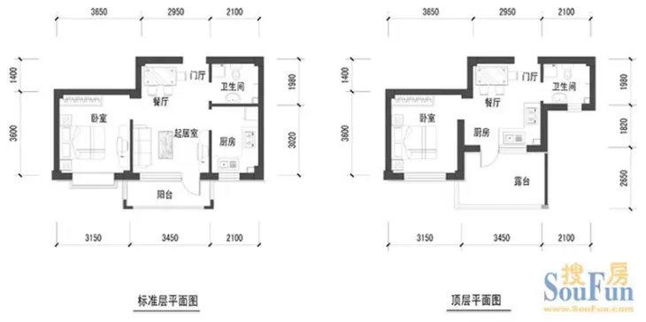 哈佛映像户型图