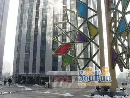 万达广场石景山实景图