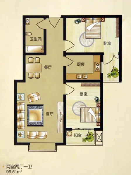 克拉公馆户型图