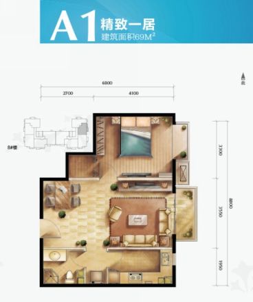 远洋新悦户型图