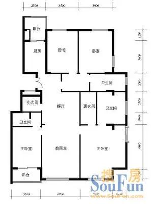 曙光花园颐天园户型图