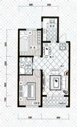 宗骏美馨庄园户型图