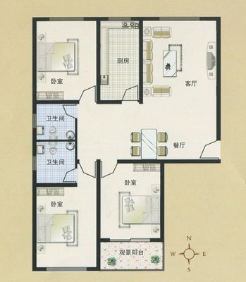 万和峰景户型图