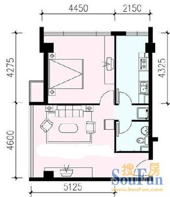 高梁桥斜街户型图