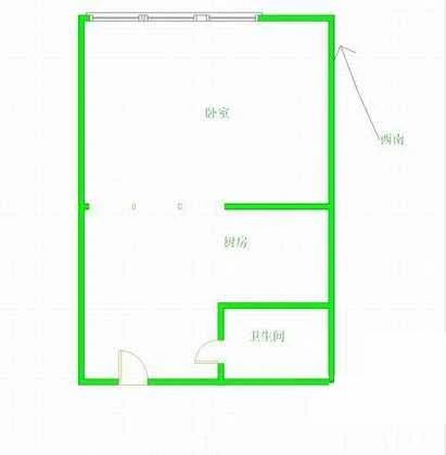 西八间北里户型图