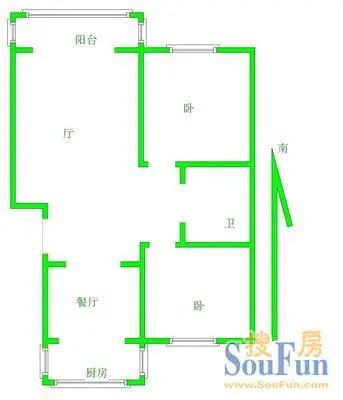 塘沽阳光家园户型图