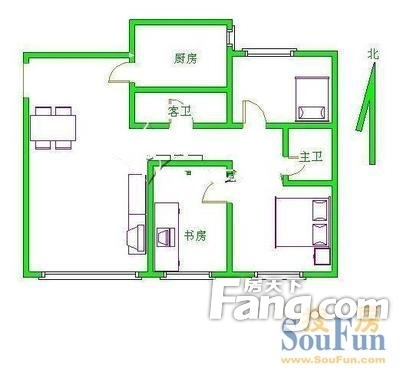 西钓鱼台庄园别墅户型图