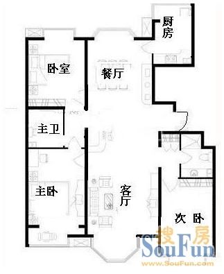 世纪城观山园户型图