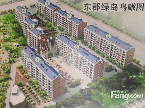 东郡绿岛实景图
