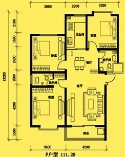 金世·现代城户型图