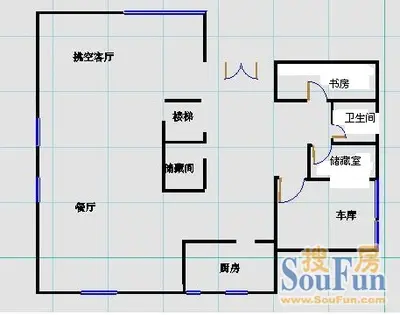 嘉浩别墅户型图
