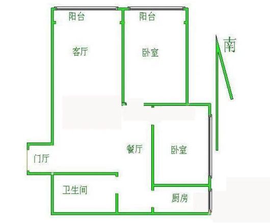 曙光花园颐天园户型图