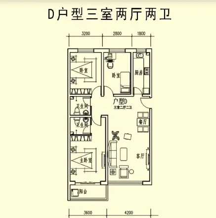 闻璟户型图