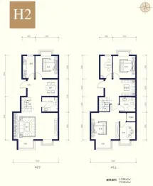 夏威夷南岸二期4室2厅1厨2卫建面177.24㎡