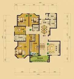 东岸国际5室2厅2厨2卫建面260.0㎡