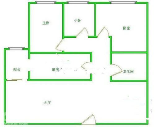 后海北沿胡同户型图