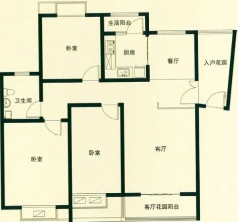 金地·天一城户型图