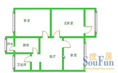 陶然亭小区户型图