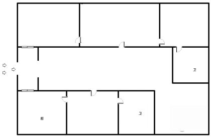钟楼四合院户型图