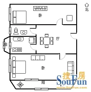 北京外国语大学家属院户型图