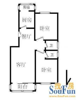 鸿泽园小区户型图