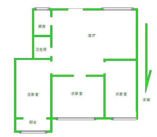小黄庄四条户型图