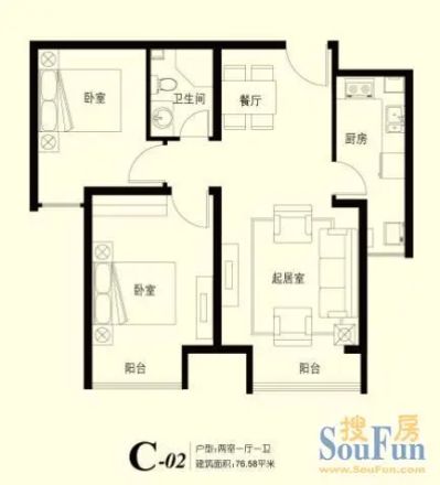 香语世界城户型图