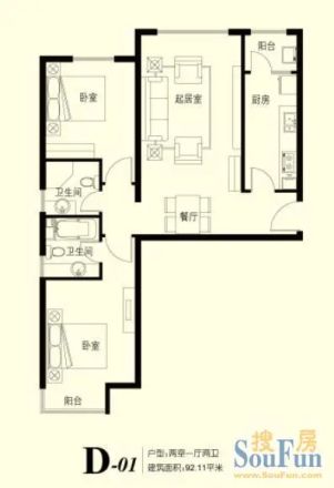 香语世界城户型图