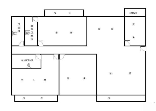 迎宾路住宅楼户型图