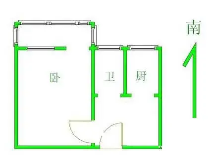 西便门外铁一区户型图