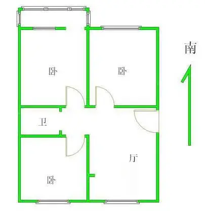西便门外铁一区户型图