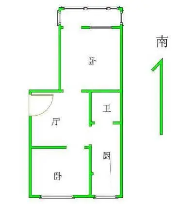 西便门外铁一区户型图