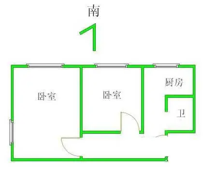 西便门外铁一区户型图