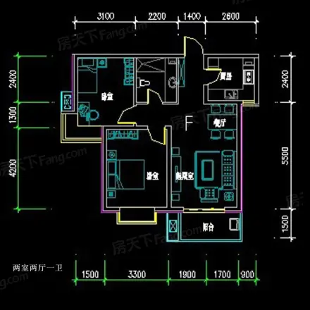 翡翠里户型图