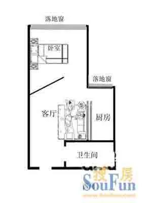 双泉堡甲2号院户型图