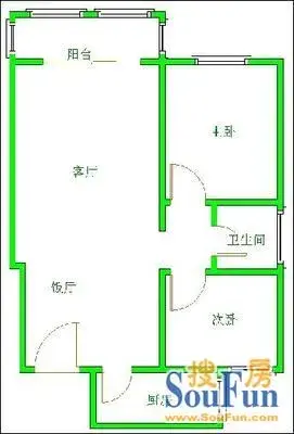 雍景台商住楼户型图