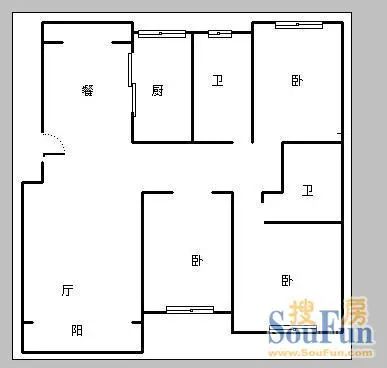 海岸康桥户型图