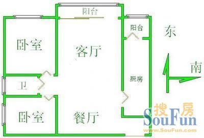 红线胡同户型图
