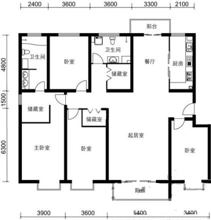 大河之翼户型图