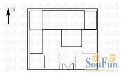 东不压桥胡同户型图