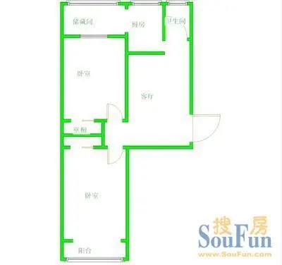 省外运物流公司宿舍户型图