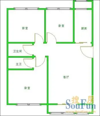 高城山花园户型图
