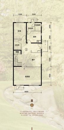 富力丹麦小镇别墅户型图