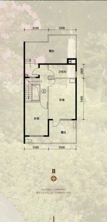 富力丹麦小镇别墅户型图