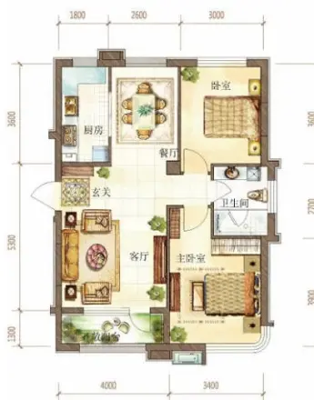 绿城苑户型图