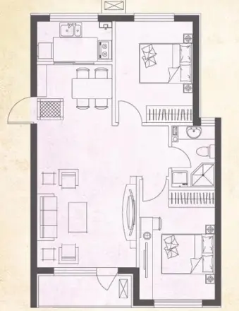 观山郡户型图