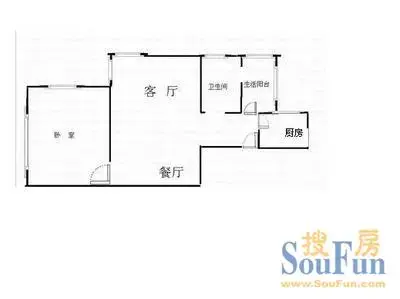 雍景台商住楼户型图
